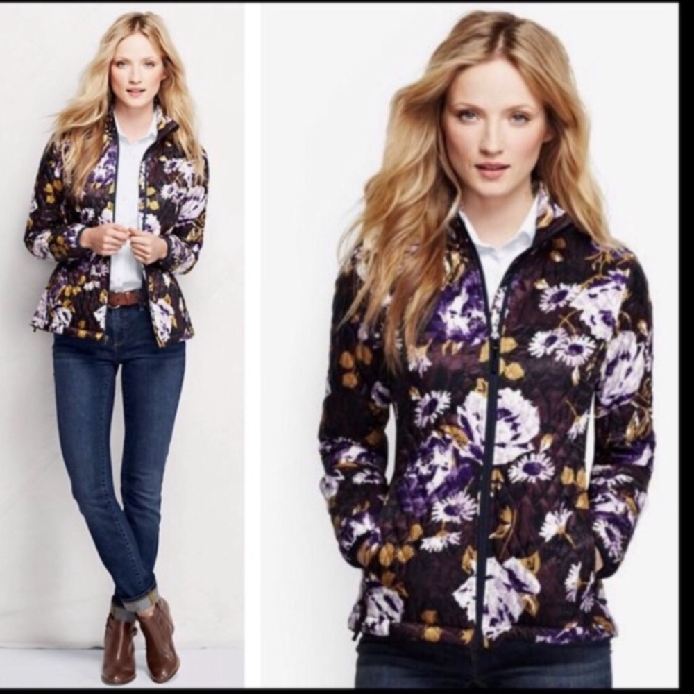 Lands’End Primaloft quilted jacket in sz XS/P(2-4)
